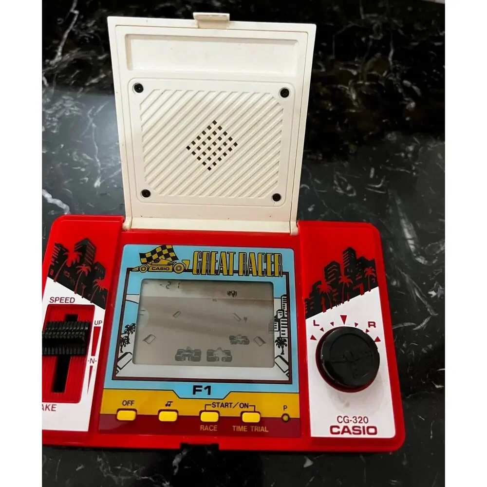 Vintage Casio Car Racing Game CG-320 Great Racer Working Rare